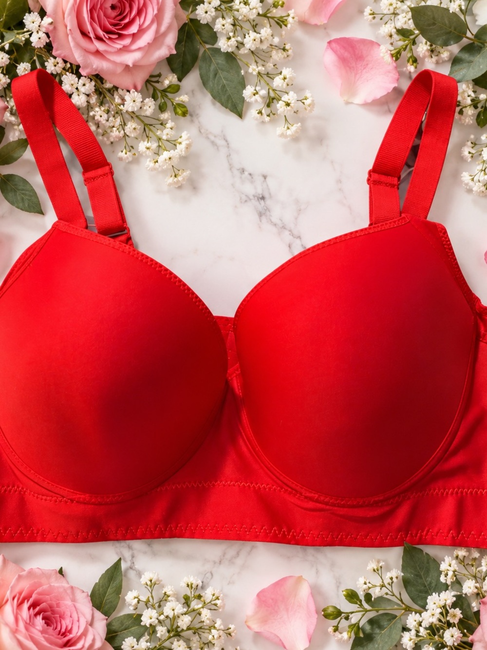 Shapedly Red Back Smoothing Bra 44E NIP